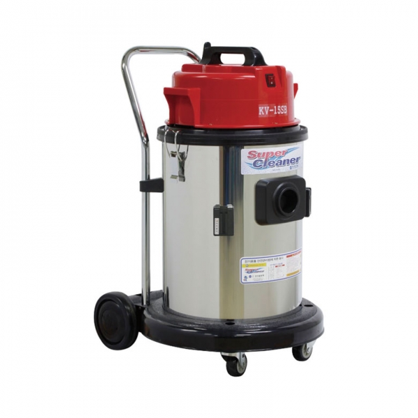 업소용청소기(2모터) / KV-15SB (건식,STS) / 2400W/3.3HP/50L
