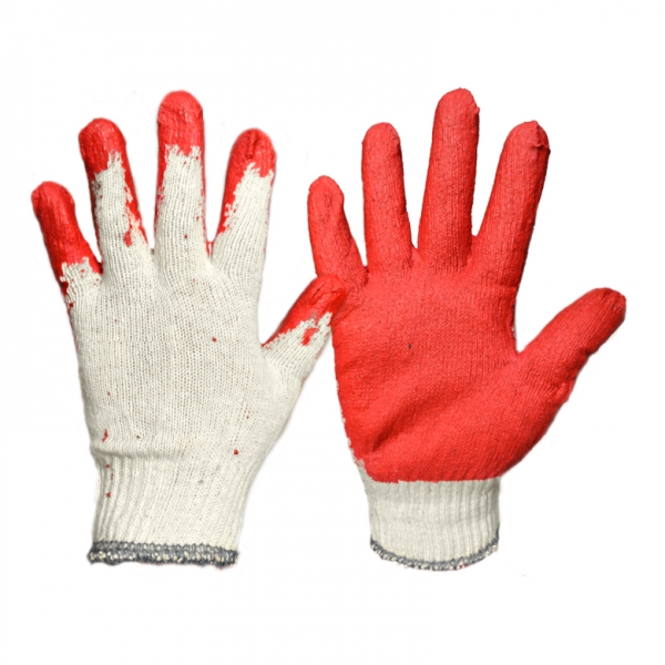 코팅장갑 반코팅장갑 (베트남) / 적색 (10G)