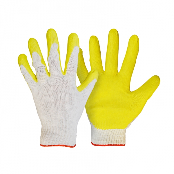 코팅장갑 반코팅장갑 (베트남) / 노란색 (10G)